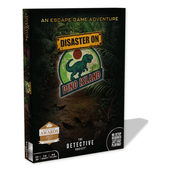 Disaster On Dino Island box